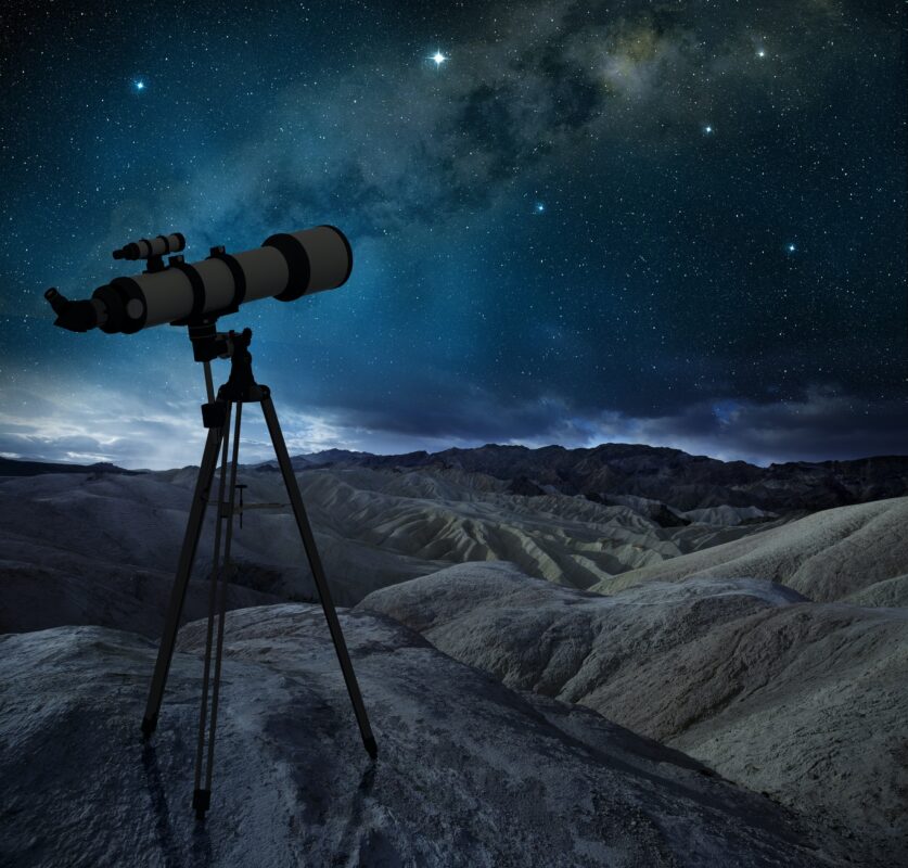 telescope avec trepied